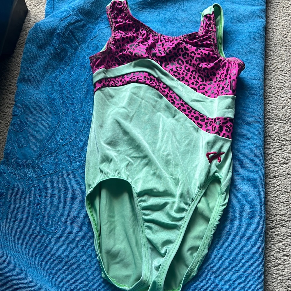 animal print leotard